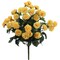 12-Pack: Yellow Mum Bush with 33 Lifelike Silk Flowers & Foliage - Ideal for Bouquets, Floral Arrangements, Home Decor & Seasonal Displays - Floral Home by Artificial Flowers